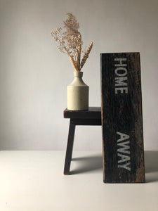 Vintage ‘Home/Away’ Wooden sign