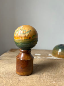 Vintage Nursery Rhyme Wooden Nesting Spheres