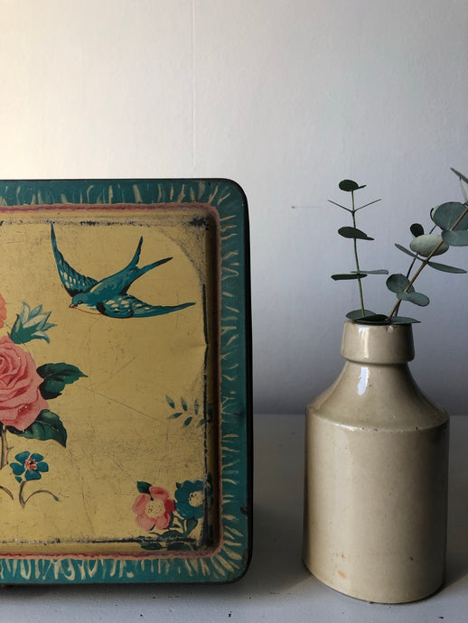 Vintage Bluebird Toffee Tin, Large