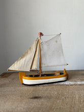 Load image into Gallery viewer, Vintage wooden boat