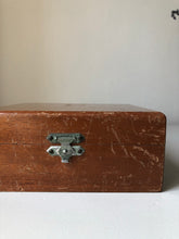 Load image into Gallery viewer, Vintage Wooden Jewellery/Trinket Box