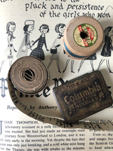 Load image into Gallery viewer, Vintage Sewing Set, Tin, Tape measure, and wooden cotton reel