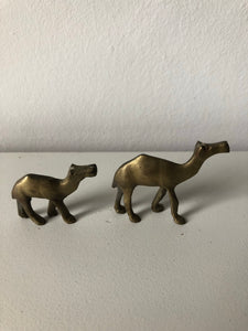 NEW - Set of 1930s Brass camels