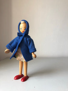 1950s Wooden Doll