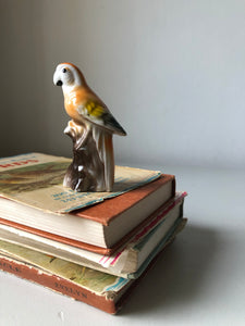 Small Vintage porcelain Parrot