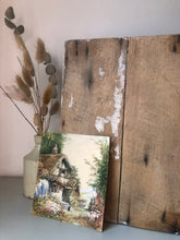 Load image into Gallery viewer, Miniature Cottage Scene Painting
