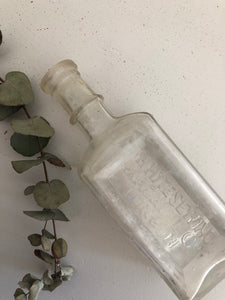 Vintage Sewing Machine Oil Glass bottle