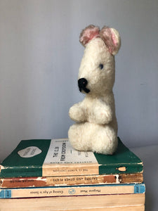 Vintage White Stuffed Bear