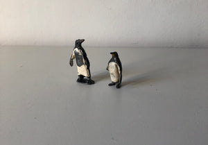 NEW - Pair of Vintage Lead Penguins