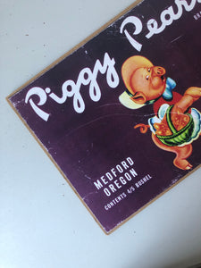 Vintage American ‘Piggy Pears’ Ad