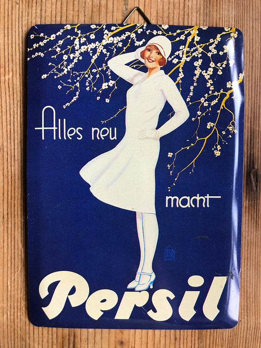 Vintage German Persil Sign