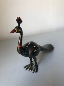 Antique Metal Peacock