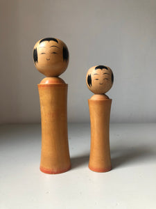 Pair of Vintage Kokeshi Dolls