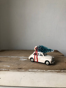 Vintage Toy Car - Driving Home for Christmas, Morris Minor