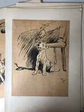 Load image into Gallery viewer, Cecil Aldin Dog Bookplate, Spoon treat