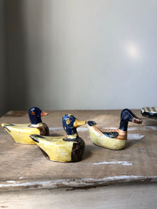 Vintage Papier-maché Ducks