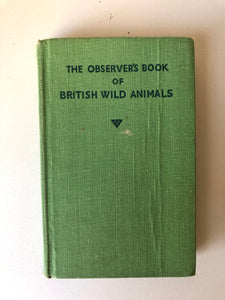 Pair of Observer Books, Wild Flowers and British Wild Animals