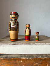 Load image into Gallery viewer, Vintage Russian Family Nesting dolls