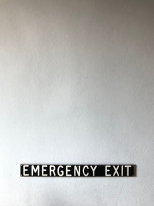 NEW - ‘Emergency Exit’ sign