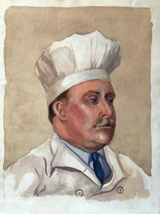 Original Watercolour, ‘The Chef’
