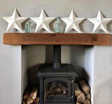 Load image into Gallery viewer, Hand painted white metal Stars