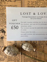 Load image into Gallery viewer, Lost &amp; Loved Gift Voucher