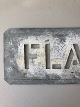 Load image into Gallery viewer, Vintage stencil plate ‘FLATS’
