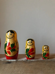 Vintage Russian Nesting Dolls