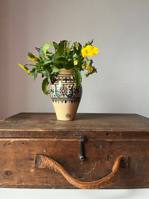 Vintage Tunisian Pottery Vase
