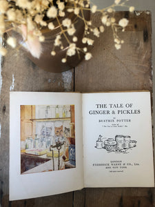 Early edition Beatrix Potter Book ‘The Tale of Ginger and Pickles’