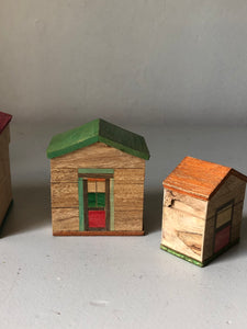 Vintage Wooden Nesting Houses