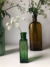 Load image into Gallery viewer, Antique Medicine Bottle, Green