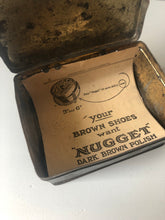 Load image into Gallery viewer, Vintage ‘Nugget’ Boot Polish Tin