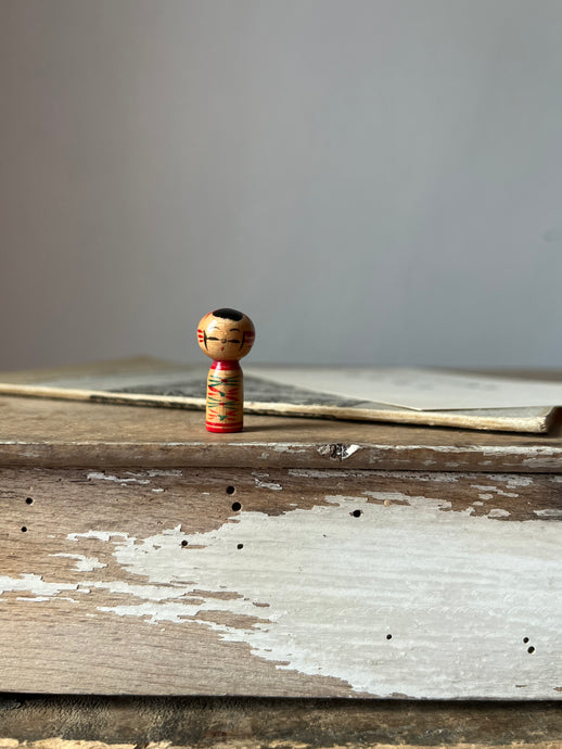 Tiny vintage Kokeshi Doll
