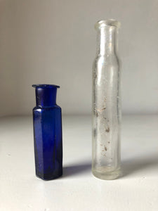 Pair of Vintage Chemist bottles