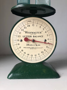 Vintage Waymaster Letter Balance scales