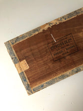 Load image into Gallery viewer, Vintage Wooden Cigar Box