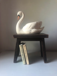 Large Vintage Swan Planter