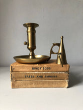 Load image into Gallery viewer, Vintage Brass Chamberstick with snuffer