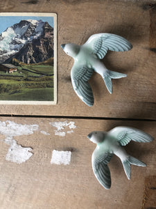 1950s Ceramic Swallows - Sold Separately