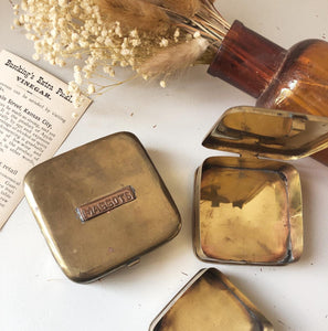 Set of Vintage Brass Bait Tins – Lost and loved