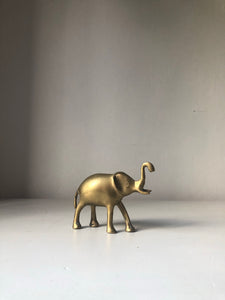 Mid-Century Brass Elephant