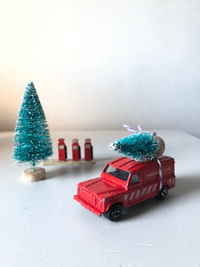 Home for Christmas - Vintage Fire Truck
