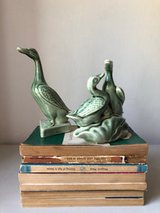 Vintage Pottery Duck Family