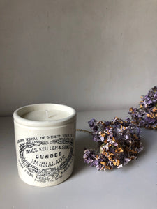 Vintage James Keiller & Sons Dundee Jar Candle, Jasmine and Pomegranate