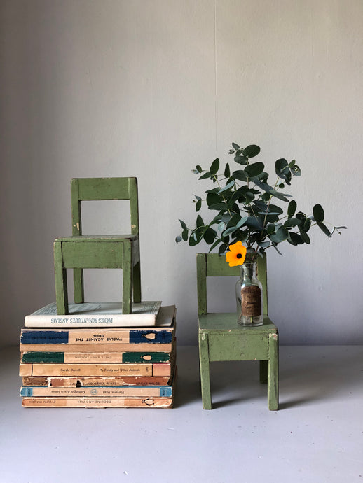 Vintage scratch built chairs