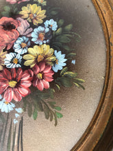 Load image into Gallery viewer, Vintage floral painting