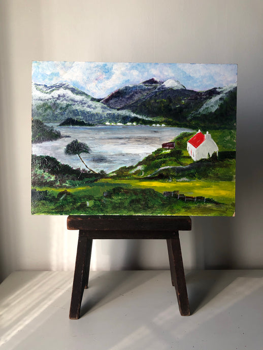 Original Landscape Oil Painting on Board