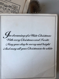 Vintage Bing Crosby Record ‘White Christmas’