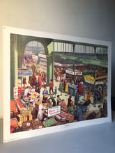 Load image into Gallery viewer, Original 1950s School Poster, ‘A Market&#39;